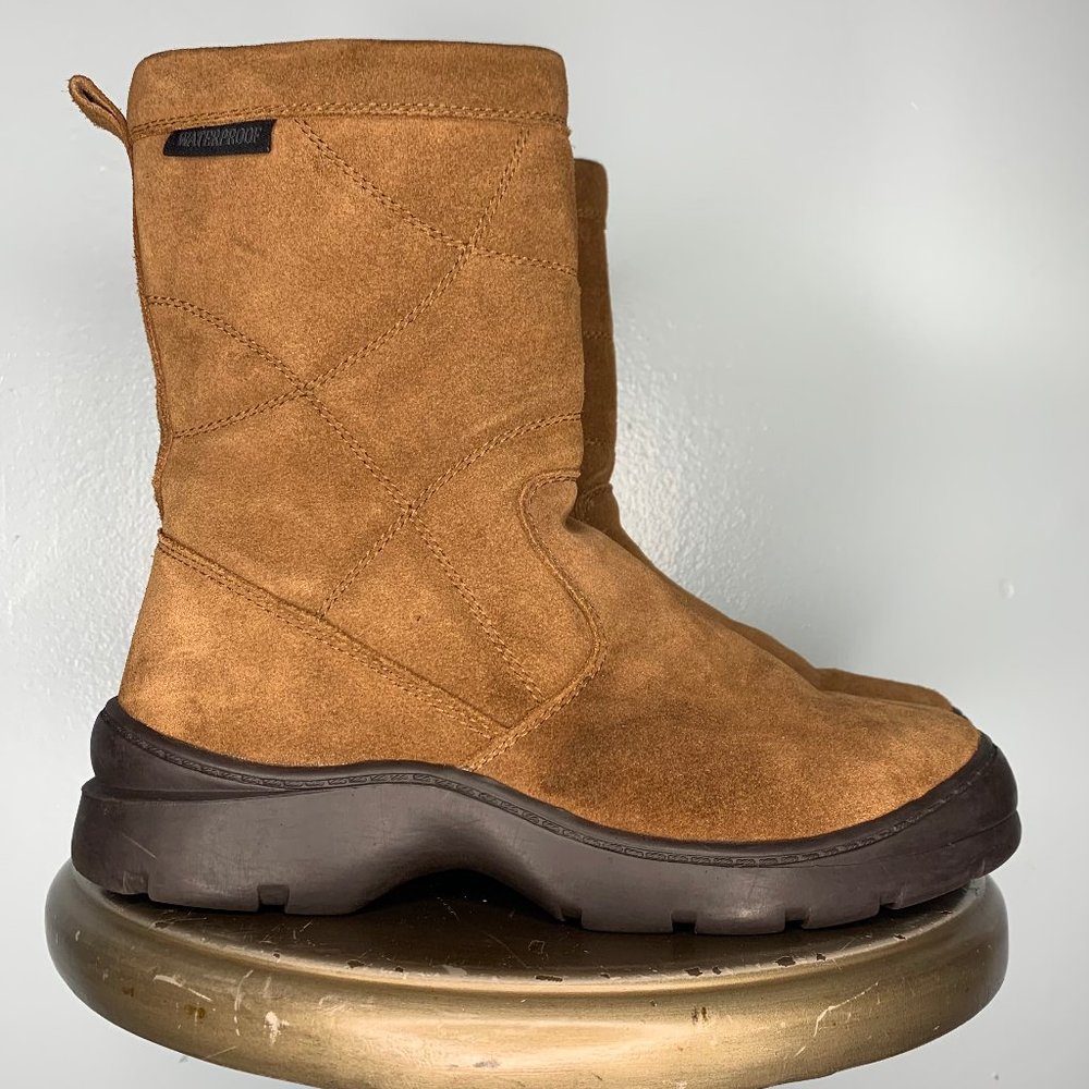 DEER STAGS BROWN SUEDE  BOOT SIZE 8.5
